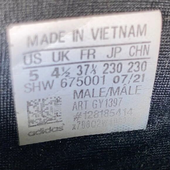 Adidas NMD R1 V2 J Sneaker Shoes Black Yellow Youth US Size 5 - GY1397 - Picture 11 of 11